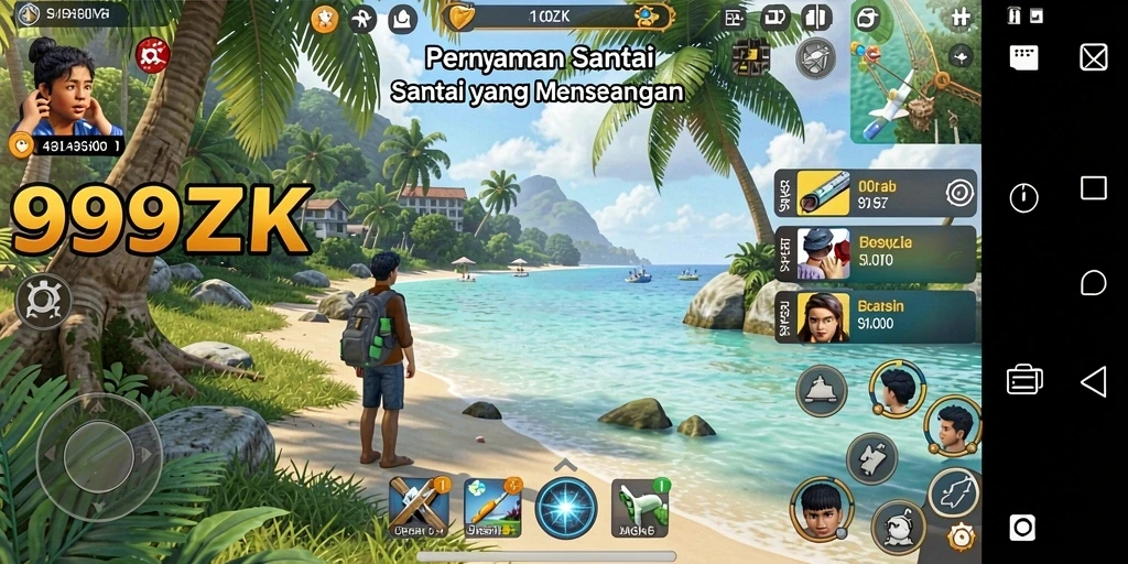 Screenshot dari gameplay <strong>999ZK</strong> yang seru dan penuh warna.