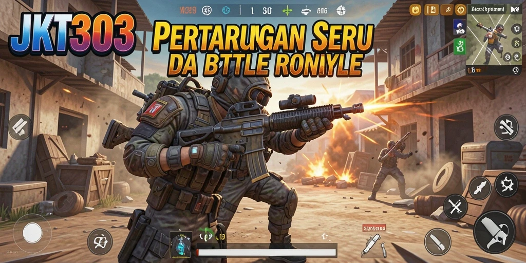 Gameplay seru JKT303 dalam aksi Battle Royale.