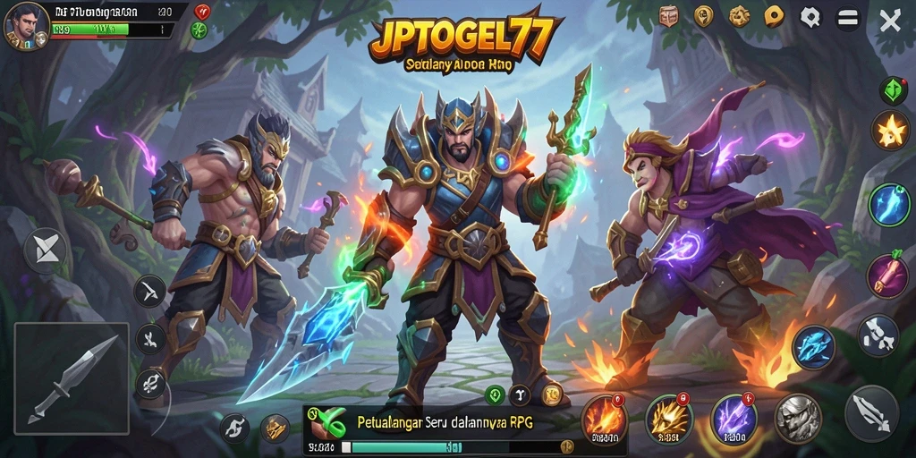 Tampilan gameplay seru dan mendebarkan dari JPTOGEL77.