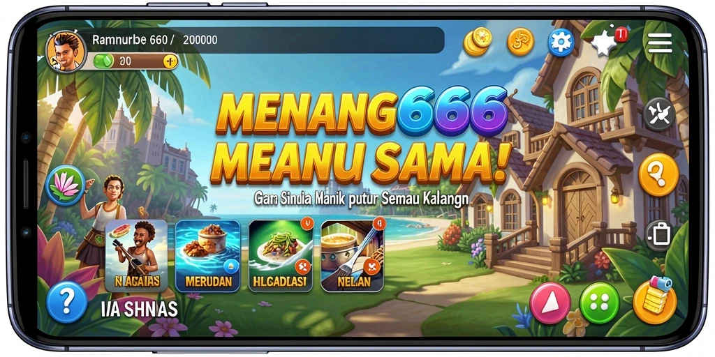 Tangkapan layar utama MENANG666 menampilkan gameplay yang dinamis dan interaktif.