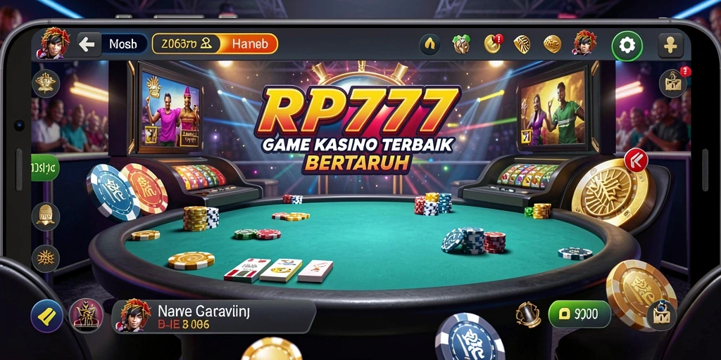 Screenshot utama RP777 menampilkan gameplay kasino yang seru dan mengasyikkan.
