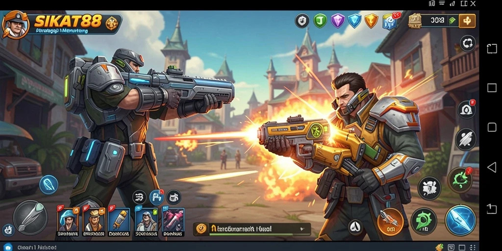 Tampilan gameplay SIKAT88 yang menegangkan dan penuh strategi.
