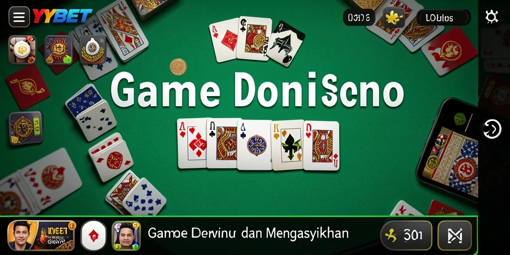 Tampilan gameplay YYBET yang menarik dan mengasyikkan dalam permainan Domino.